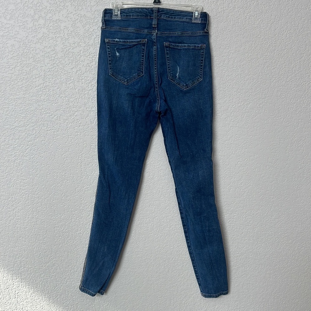 Wild Fable Denim Skinny Jean Pin Stripe Blue size 8 29 Regular - Picture 10 of 15